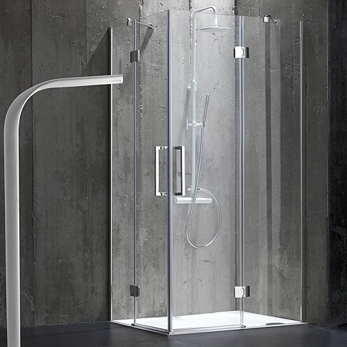 Box Doccia semicircolare 90x90 in Cristallo 6 mm Senza Telaio | London - Honorern