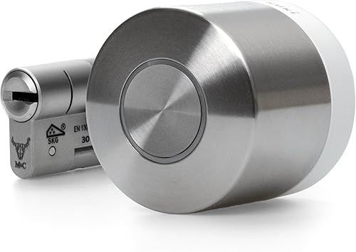 Nuki Smart Lock Ultra, serratura elettronica con Bluetooth, Wi-Fi & Matter, Integrazione in Smart Home, Sblocco della porta tramite accesso remoto, con 3 diverse modalità di blocco - Honorern