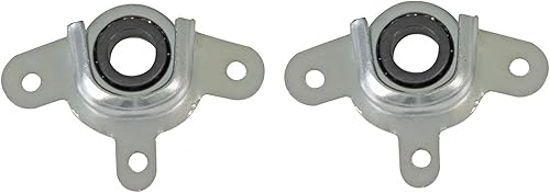 Amig - Supporto e cuscinetto in acciaio zincato per albero di tende avvolgibili | Parti che facilitano il movimento e riducono l'attrito | Dimensioni: 57 x 28 mm | Diametro Ø28 mm - Honorern