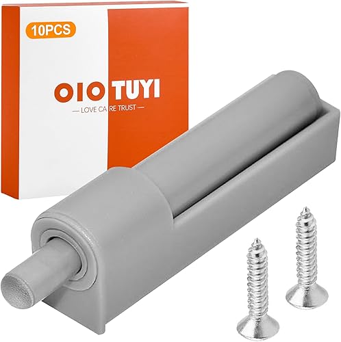 OioTuyi Set di 10 smorzatori per porte di armadi, retrofit Softclose, ammortizzatori per cassetti, vestibilità universale, facile da montare, funzione Soft Close per sistemi di cucina e armadi - Honorern