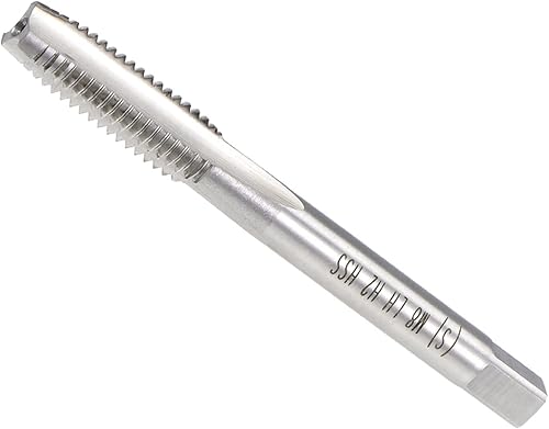 H2 Sinistra Filettatura Metrico Macchina Maschiatura x 1pz 3 Flauto HSS per Maschiatura Macchina, [M8 x 1.25] - Honorern
