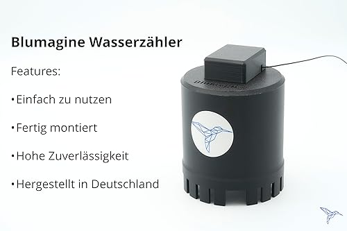 Misuratore Digitale dell'Acqua multimediale. 85 mm (AI on The Edge). Contatore d'Acqua Digitale HomeAssistant. Contatore dell'Acqua (Made in Germany). Contatore Acqua WiFi in Tempo Reale - Honorern
