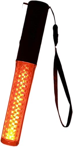 Bacchetta a LED, luci di controllo del traffico aereo | Bacchette luminose per aeroporto ricaricabili - Bacchetta per traffico da 10 pollici, bacchetta per segnale di controllo aereo con clip - Honorern