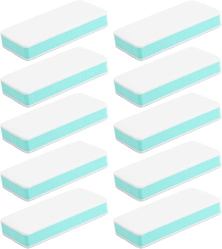 10 Pezzi di Spugna Abrasiva Bifacciale, Grana 1000 5000, Blocco per Levigatrice Manuale Multifunzionale, Lucidatura per Unghie Ultra Fine del Cinturino Dell'orologio per la - Honorern