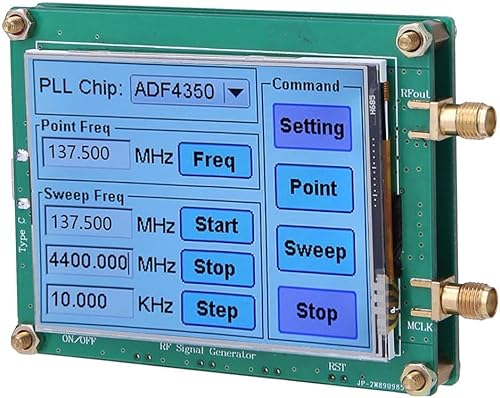 Generatore di segnale RF,Touch screen del generatore di frequenza di sweep del generatore per infrastruttura wireless,Apparecchiatura di prova (ADF4351) - Honorern