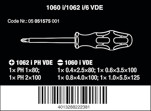 Wera, 1060 i/1062 i/6 - Honorern