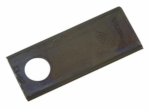 Coltello di Ricambio per Falciatrice Rotativa Dritto 108 mm con Foro 21 mm – Adattabile e Resistente per Uso Agricolo. Confezione da 25 pezzi - Honorern