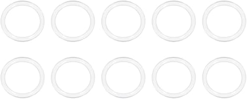 Silicone O-Ring, 30pz 30mm OD, 24mm ID, 3mm Larghezza, VMQ Sigillo rings Guarnizione, Bianco - Honorern