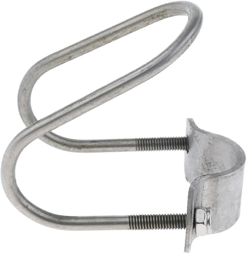 Un morsetto per tubi in ferro zincato a 90 gradi, da 1 a 2,5 centimetri - Honorern