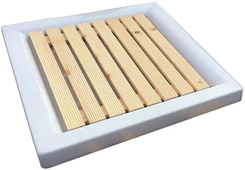 Pedana Doccia 58x58 in Legno di Pino C.m. per Piatto Doccia 80x80 - Honorern