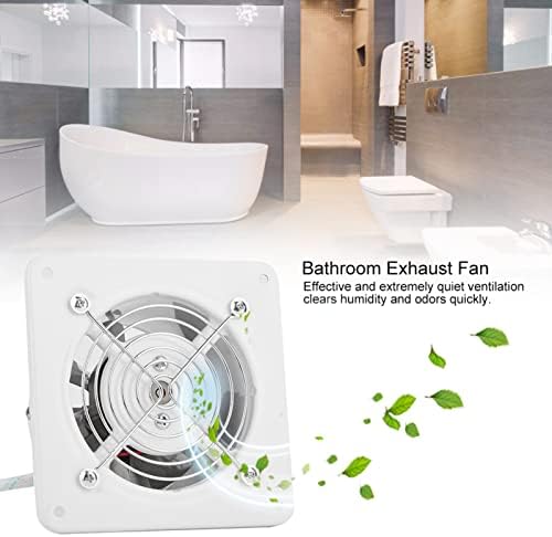 Aspiratore Ventola da ventilazione silenziosa a basso rumore estrazione Ventola di scarico montata a parete casa bagno cucina Garage di ventilazione Air Vent basso consumo energetico 100mm 25W 220V - Honorern