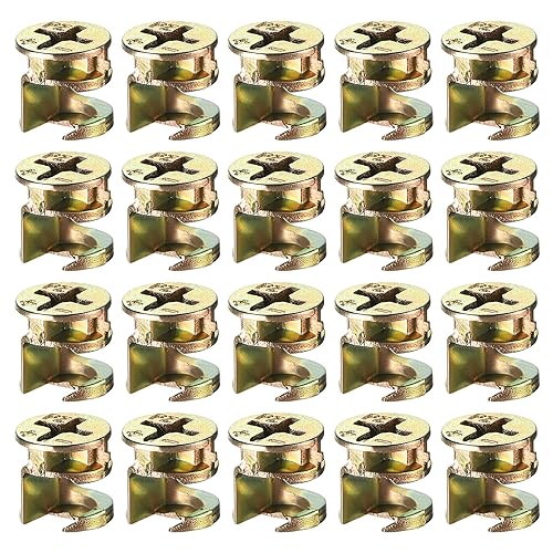 Dado a Camma per Mobili, 20pz 9,35x9,6mm Connettore di Giunzione Dado di Bloccaggio per Mobili - Honorern