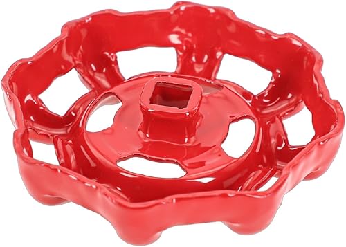 Volantino con valvola, volantino con valvola in ghisa, maniglia, valvola a saracinesca in rame, valvola di arresto, 2 pezzi (8 mm) - Honorern