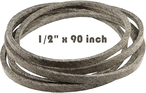 Lame del piatto di taglio del trattore del tosaerba Cinghia di trasmissione della trasmissione per AYP 105732X 120302X 125907X 193214 532125907 532193214 1/2'x 90 pollici Realizzato con Kevlar - Honorern