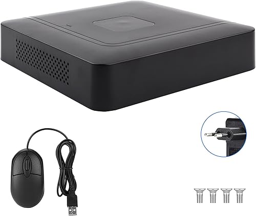 Registratore CCTV, registratore di sicurezza DVR 5 in 1, rilevamento del movimento ibrido a 4 canali 1080P HD Hotel per la sicurezza domestica(100-240V European standard) - Honorern