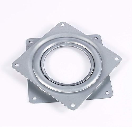 Base girevole girevole per giradischi, 10,2 cm, con cuscinetti a sfera in acciaio per armadietti, TV, mobili da spinning, decorazione torte - Honorern