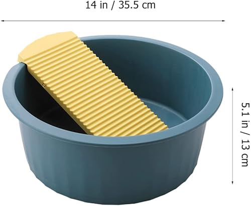 1 Set Lavatoio per Lavabo Lavatoio per Lavare i Panni Lavabo della Lavanderia Lavabo per i a Mano ASSE per Lavare i Panni a Mano Strizzatoio Lavaggio delle Pp Viaggiare Vasca - Honorern