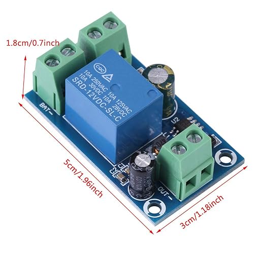 Scheda di controllo della batteria di alimentazione, modulo interruttore automatico di emergenza, DC 12V 24V 36V 48V 10A - Honorern