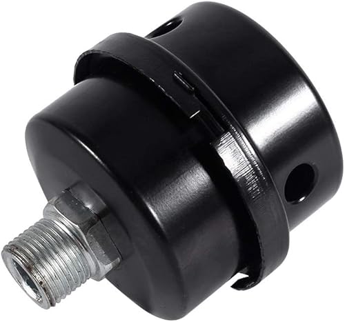 Compressore d'aria Filtro dell'olio Parti Silenziatore, 3/8 '16mm Metallo Silenziatore Compressore d'aria Filo aspirazione per Compressore d'aria Parti ricambio Compressore d'aria Filtro aria - Honorern