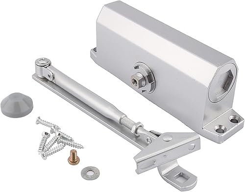 Chiudiporta Automatico Idraulico Regolabile, Chiudiporta a molla per porta con chiusura automatica per uso commerciale/residenziale 600-1200mm 45-65 kg - Honorern