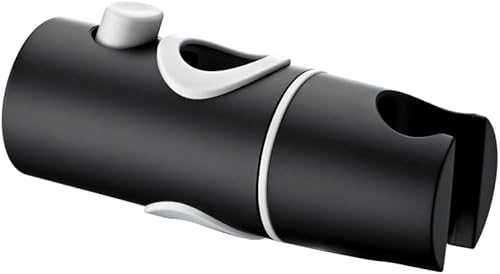 Supporto Soffione Doccia, Supporto Doccia Regolabile per Saliscendi Doccia, Universale Supporto Soffione Doccia per Barra per Saliscendi, Gamma di Diametri 19-20.6mm (Cromato Argento) - Honorern