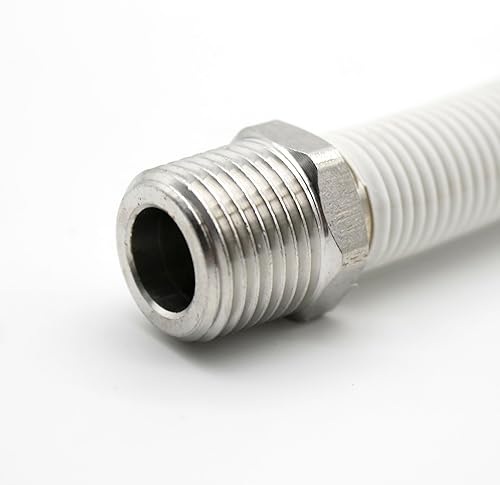 Tubo Estensibile Gas | M-H | 1/2 | 300-470 mm | 1 Unità | Tubo Flessibile Gas Metano/Butano/per Stufa, Caldaia, Condizionatore | Flessibile Bombola Gas Esterno - Honorern