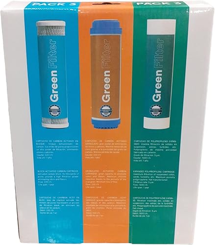 Trattamenti del acqua VDF m110305 – Ricambio 3 Filtro Green Filter – 763300 - Honorern