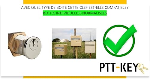 Chiave Pass PTT T10 per serratura cassetta postale,Chiave passata ovunque cassetta postale,Chiave universale,Barilotto della cassetta postale,Passaggio PTT T10,Chiave PTT,Chiave T10 - Honorern