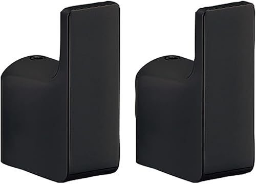 Gedy Nero, G-Kuala Lumpur, 2 Appendi Singoli, Colore, Porta Abiti Realizzati in Cromall, Ottone e Vetro, Garanzia 2 Anni, Misure 5,3 x 2 x 3,3 CM e Peso 0,196 kg, Design R&S, Unica - Honorern