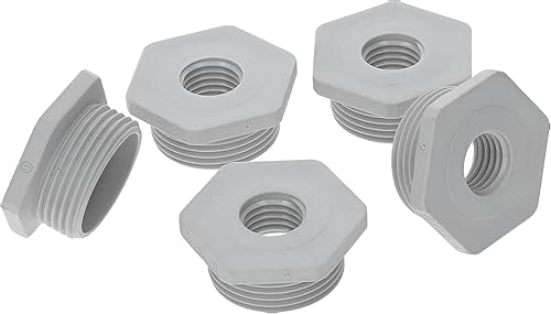 G6252000 Riduzione M25/M20 Plastica Grigio Chiaro I Riduttore Pressacavo esagonale I M20 Filettatura interna I M25 Filettatura esterna I IP68 - Honorern