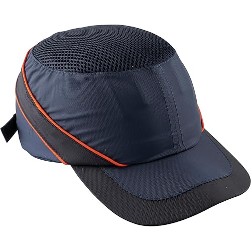 Delta Plus – Cappello antiurto, in poliammide, con interno beige, grigio - Honorern