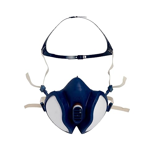 3M 4279 Respiratore con Semimaschera senza Manutenzione, Protezione Vapori Organici, Inorganici, Gas Acidi, Polveri, Blu - Honorern