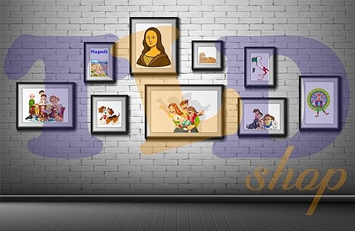 ATTACCAGLIE in PVC - PVC rigido ultra RESISTENTE - Adesivo appendi Quadro - Forma TONDA - Colore Bianco con gancio - 1 confezione da pezzi: (30) - Honorern