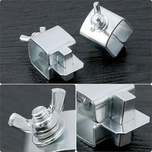 8 Pezzi Morsetto per Saldatura di Testa, Accessori per Saldatura in Lega di Acciaio, Morsetti per Saldatura di Testa Posizionatore per Auto, Telaio di Finestra, Pannello di Porta - Honorern