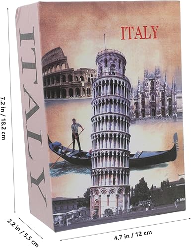 Cassaforte A Libro Realistica Con Serratura A Chiave Portatile Per Denaro Gioielli E Documenti - Honorern