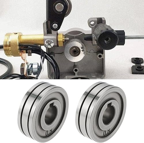2 Pezzi 30mm Rulli Di Azionamento Per Macchine A Filo Compatibile Con MIG Compatibile Con MAG Parti Di Apparecchiature Per Saldatrici (scanalatura A V Da 0,6 Mm/0,8 Mm) - Honorern