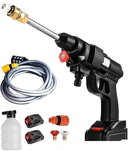 Bdit accessibile di Idropulitrice a Batteria con Mini Soffiatore Incluso, Portatile, 4 Batterie 48V Intercambiabili per Pulizia Versatile e Senza Fili - Honorern