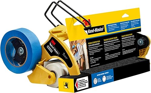 Scotchblue Pak Hand-Masker M3000 Pre Piegato Mascheratura Kit, Istruzioni Solo in Lingua Inglese, Giallo/Blu/Nero - Honorern
