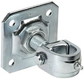 Cardine Regolabile A Fascetta Con Piastra E Dado Avvitabile. Finitura Zincata. - Honorern