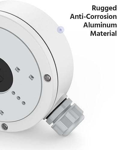 ANNKE Universale Scatola di Giunzione Staffa di Montaggio per Bullet Dome Torretta PTZ Telecamere di Sicurezza Esterna Impermeabile Alluminio Parete Montaggio A Soffitto Nascondi Cavi - Honorern