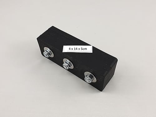 2 blocchi in gomma da 10 x 14 x 5 cm - Honorern