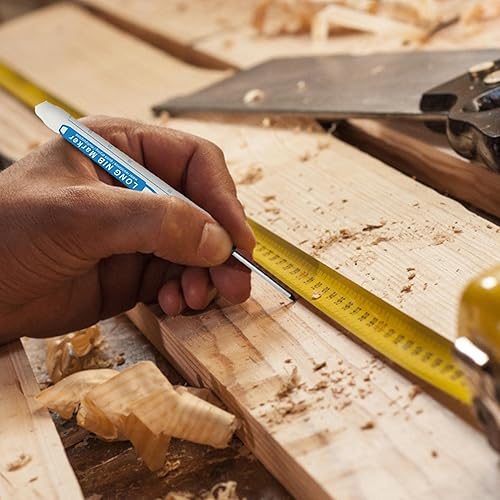 Marcatori profondi con testa lunga, pennarello multiuso – pennarello profondo 30 mm con punta lunga, pennarelli impermeabili per la lavorazione del legno in bagno - Honorern