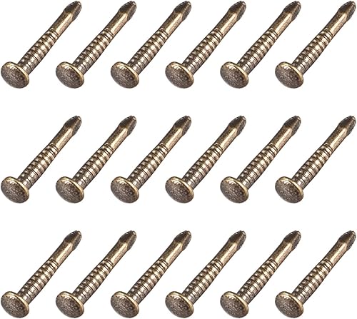 Piccoli Chiodi (1.2x10mm) 300pz, Carbonio Acciaio Piccoli Ferramenta Chiodi - per Famiglia Lavorazione Legno, Bronzato - Honorern