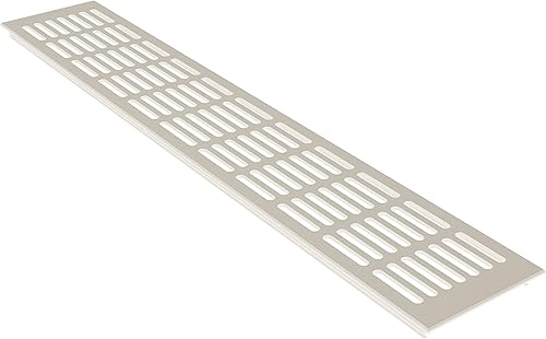 Griglia di areazione in alluminio, 100 mm x 1000 mm, in diversi colori - Honorern