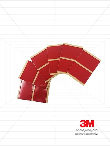 4R Quattroerre.it - 1648 - Tasselli Biadesivi A.F.T 3M per Specchietti Retrovisori, 12 Pezzi, 28 x 41 mm - Honorern