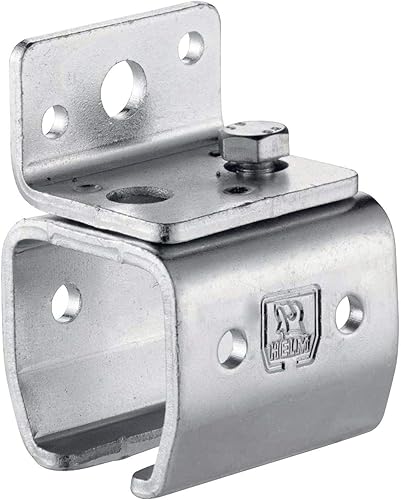 Gedotec Dispositivo per ante scorrevoli Casco Agrar Zoccolo di montaggio a soffitto Staffa Schiebetor Profilo 300 Manica 302 Acciaio zincato Qualità del marchio Zona living - Apparato Rotolamento 373 - Honorern