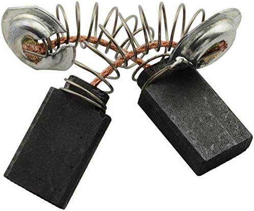 Spazzole di Carbone ca-17-49585 per Makita Martello HM0860C - 5x11x16,5mm - Con arresto automatico, molla, cavo e connettore - Sostituisce le parti originali CB-304 - Honorern