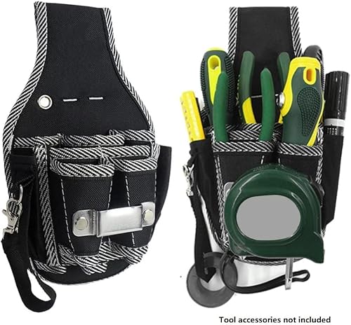 FACULX Mini Organizer 9 in 1 Nylon Organizer Tasca Attacco per Cintura Attrezzi e Portautensili Compatto - Honorern