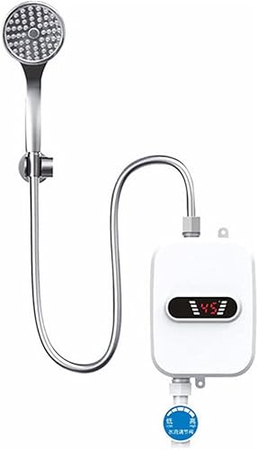 Scaldabagno Istantaneo 3500 W, Riscaldatore d'Acqua Elettrico Con Soffione Doccia, Rubinetto Riscaldante per Cucina, Bagno e Doccia - Honorern