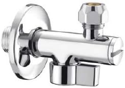 PIANA serie 0350 B 400 CR Rubinetto 1/2 a sfera sottolavabo con filtro - cromato - calotta bassa - Honorern